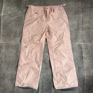 Women's Vintage Y2K The North Face Hyvent Pink Freedom TNF Snow Ski Pants Sz XL